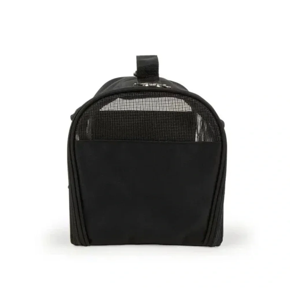 Vibrant Life PET CARRIER Small Guaranteed on-Board Soft-Sided Black, 16 lb Limit